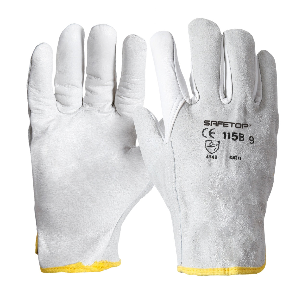 Guantes cuero flor soesto - 115B