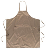Delantal cruzado con 2 bolsillos. Fabricación especial. 95x90cm.  Talla única.