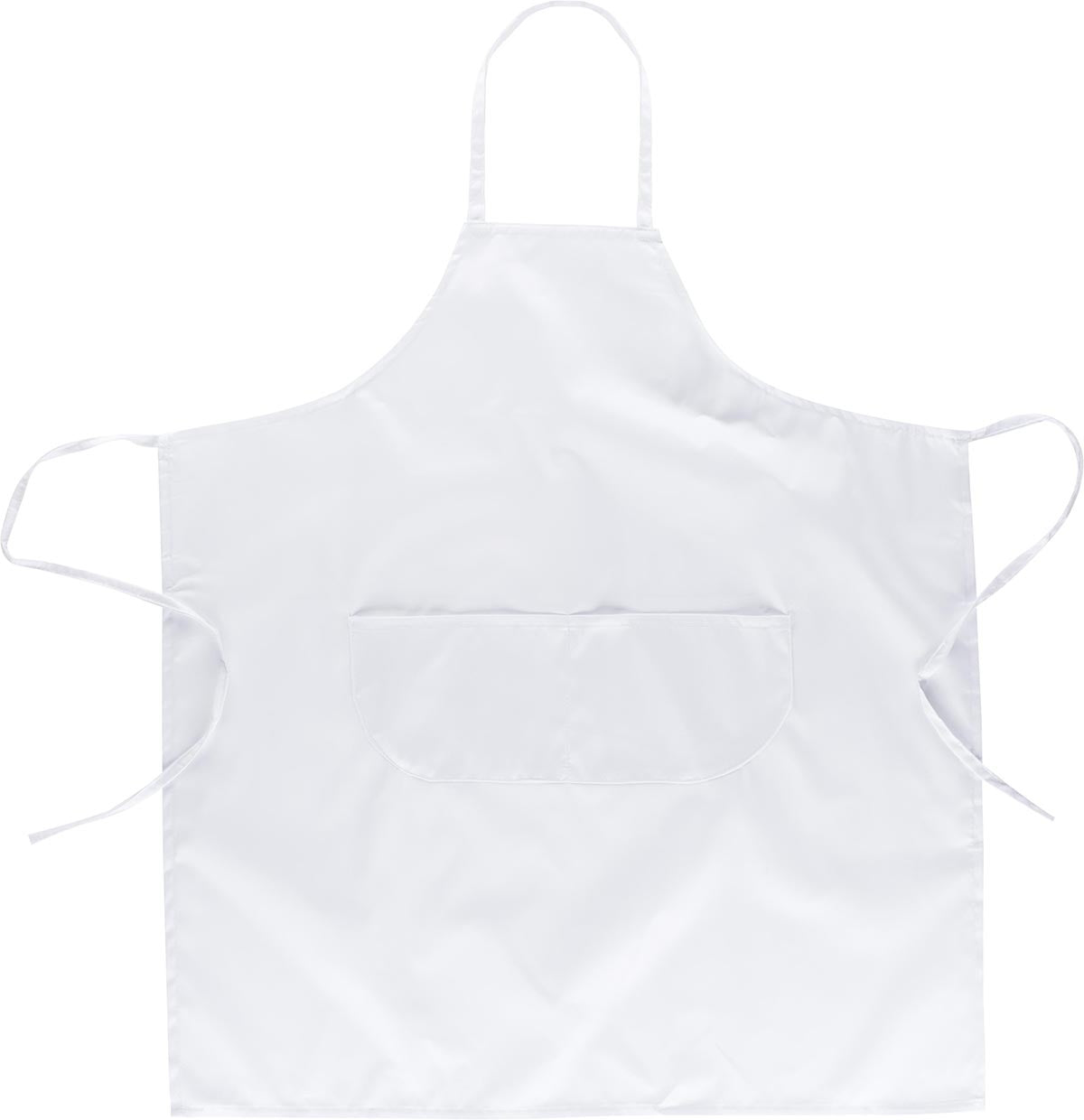 Delantal cruzado con 2 bolsillos. Fabricación especial. 95x90cm.  Talla única.