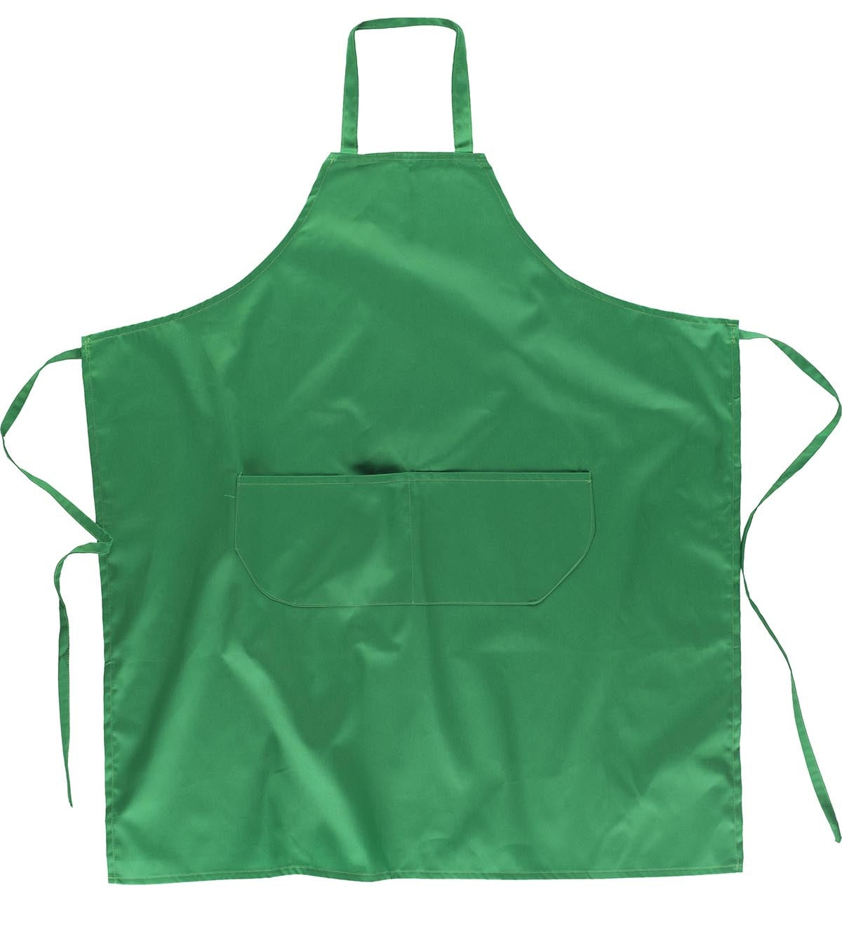 Delantal cruzado con 2 bolsillos. Fabricación especial. 95x90cm.  Talla única.