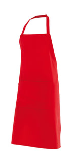 Delantal largo con peto fabricado en poliester