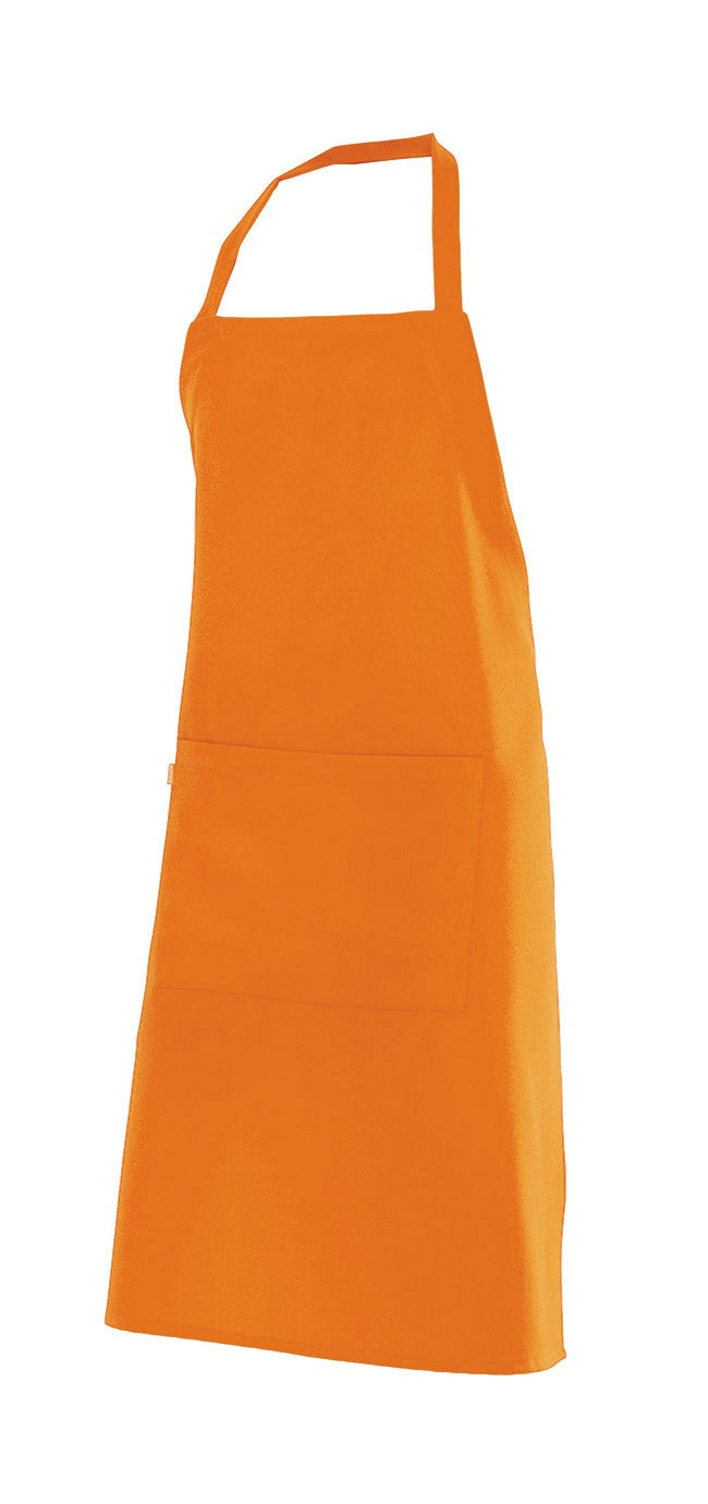 Delantal largo con peto fabricado en poliester