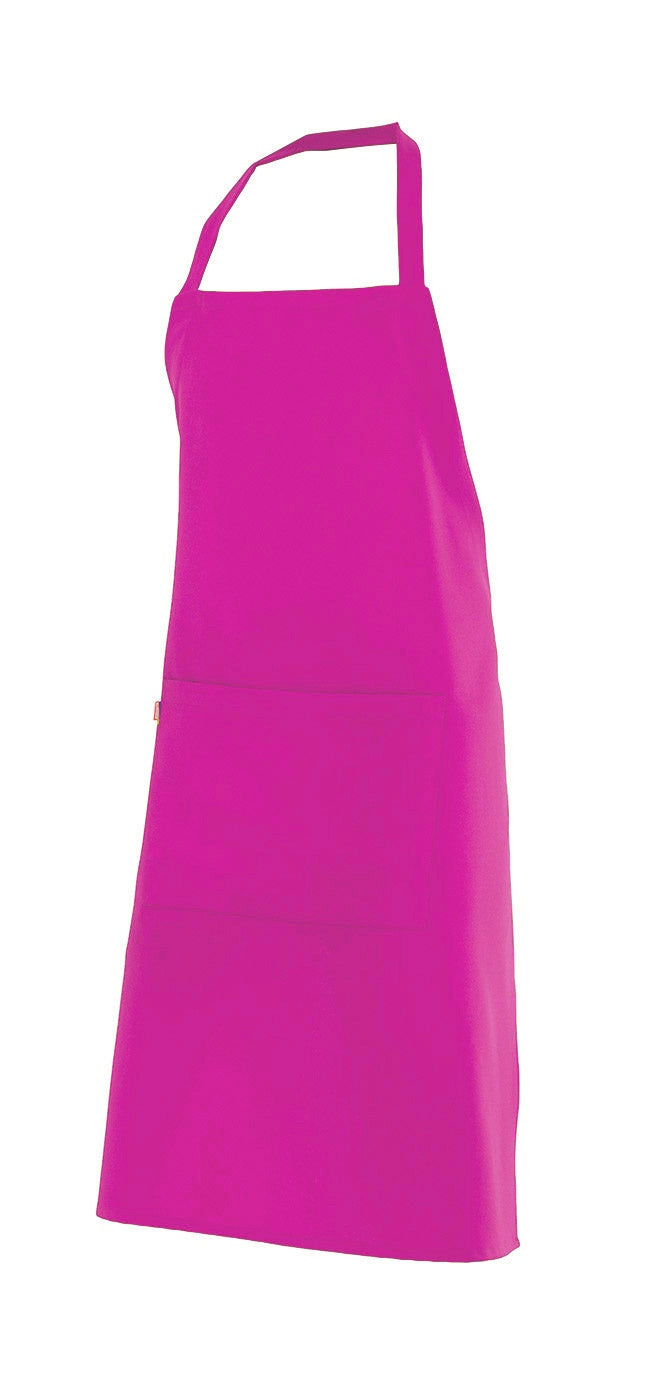 Delantal largo con peto fabricado en poliester