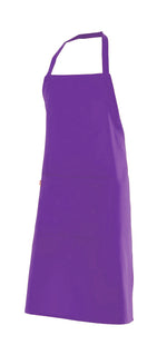 Delantal largo con peto fabricado en poliester