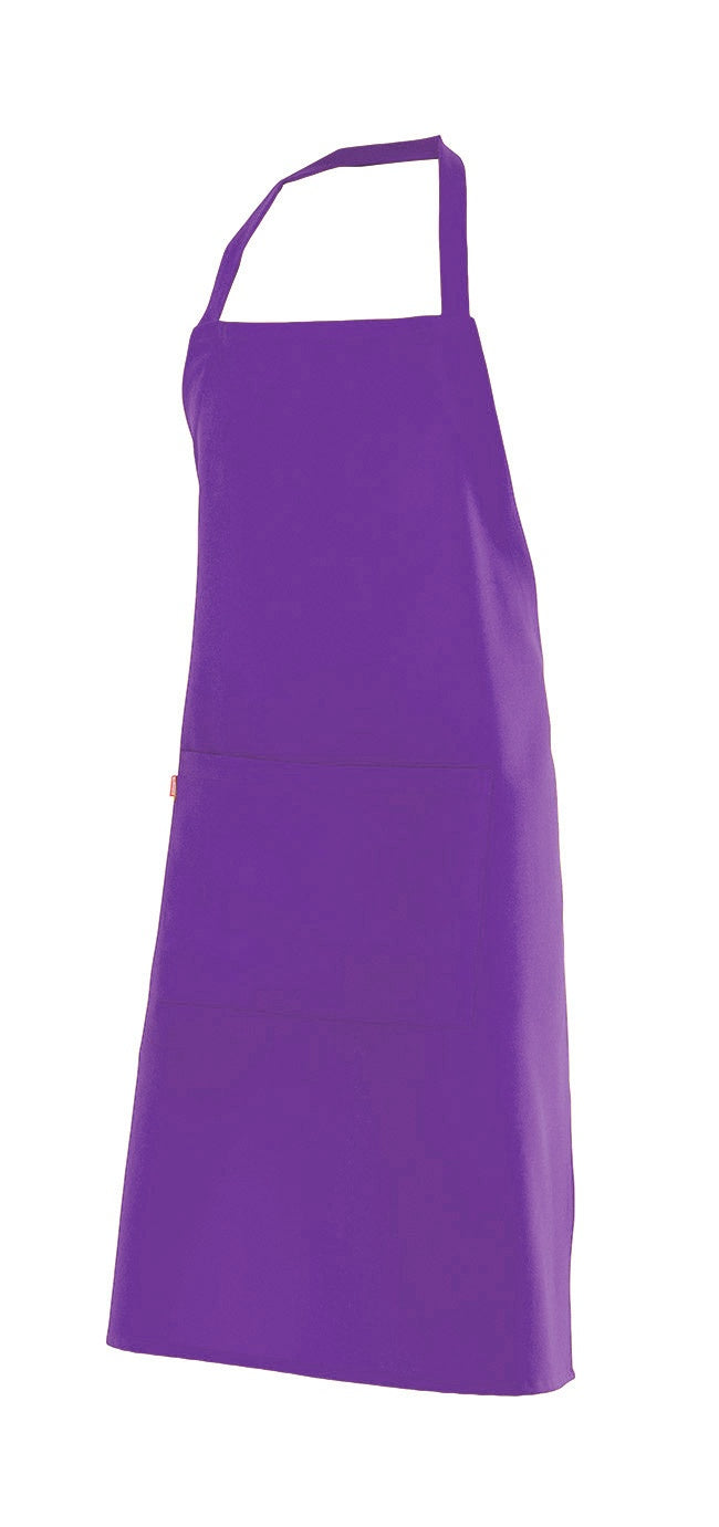 Delantal largo con peto fabricado en poliester