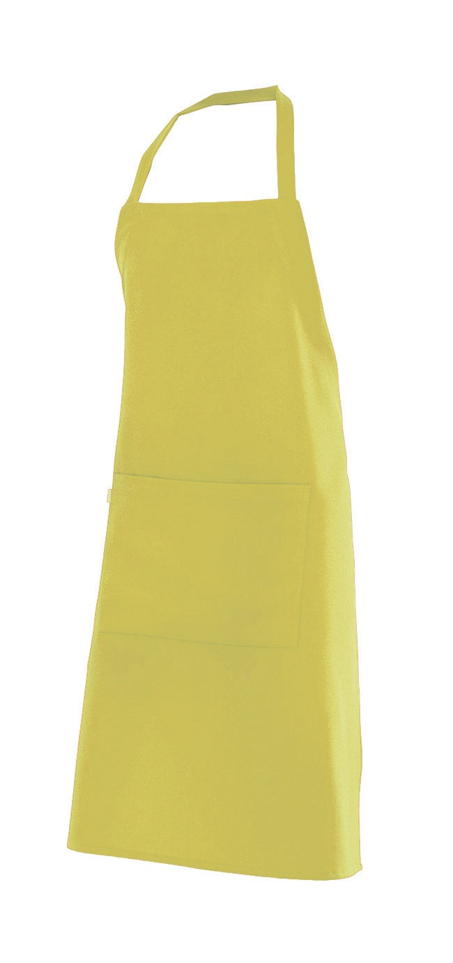 Delantal largo con peto fabricado en poliester