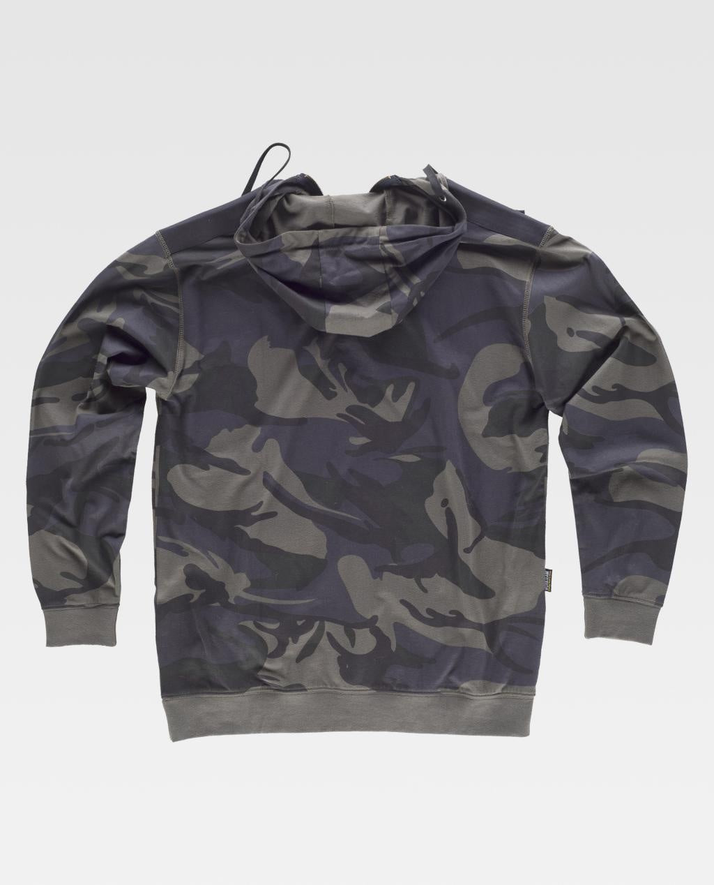 Sudadera camuflaje con capucha