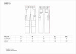 Pantalón reforzado estampado en camuflaje