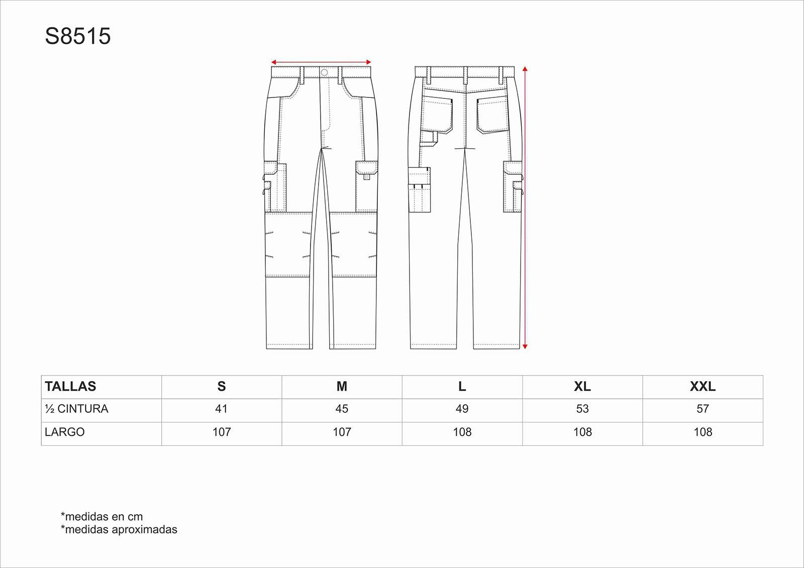 Pantalón reforzado estampado en camuflaje