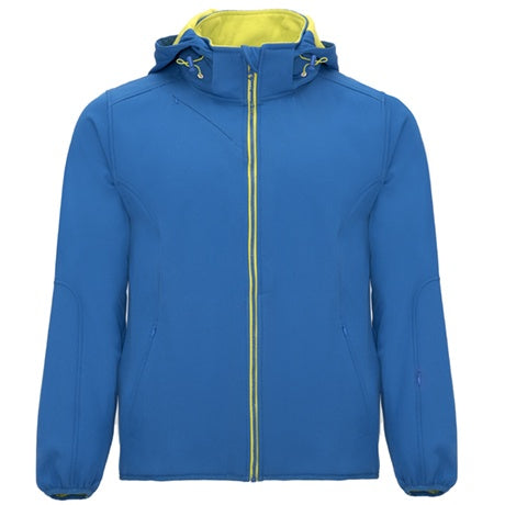 Softshell con capucha y corte deportivo