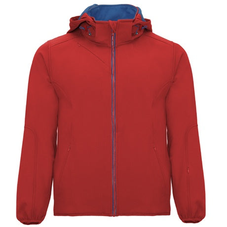 Softshell con capucha y corte deportivo