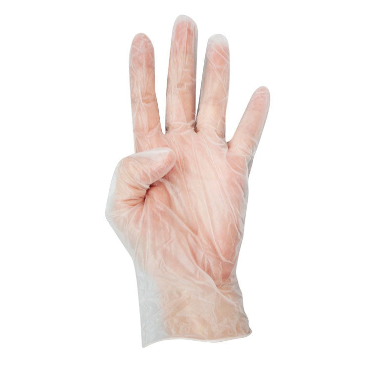 Guante de vinilo sin polvo