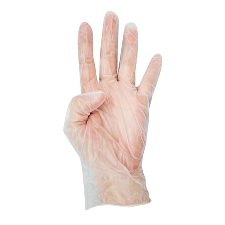 Guantes de vinilo con polvo