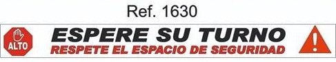 Vinilo para suelo  “DISTANCIA DE SEGURIDAD”