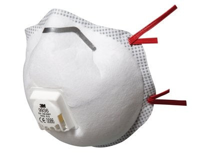 3M 9936 Mascarilla FFP3 c/válvula para gases ácidos.Caja 5 uds.