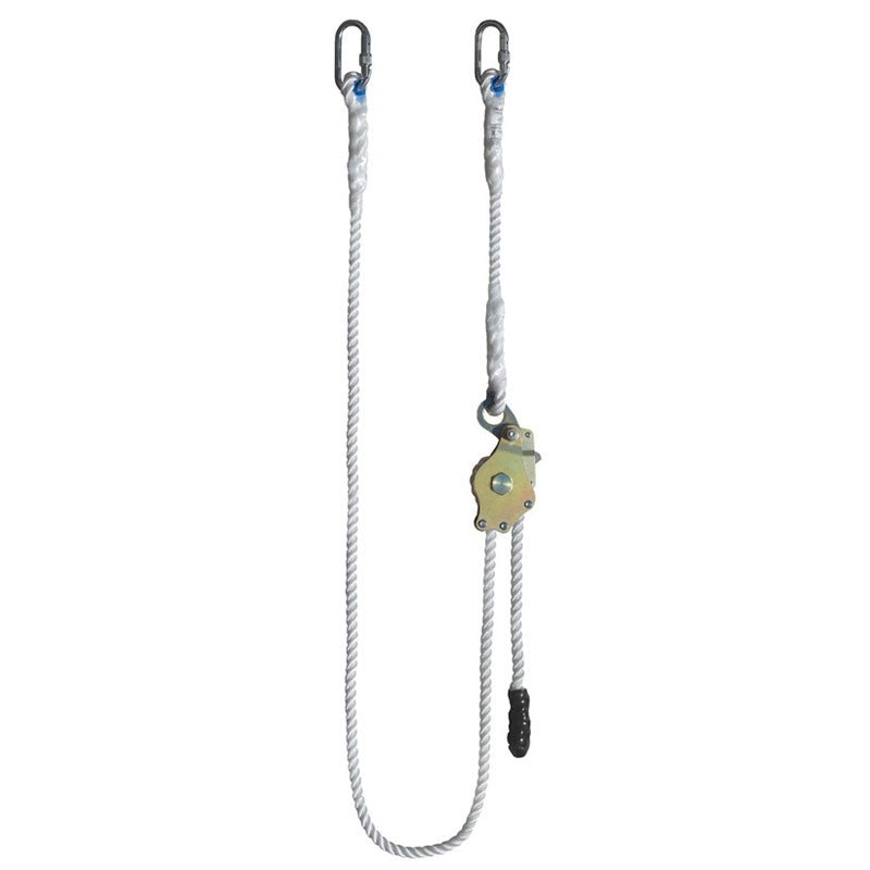 Línea de vida horizontal con mosquetones regulable 80262.