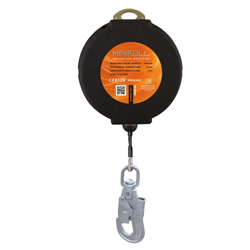 Miniroll, línea de vida retráctil de cable de 10 m ST80410-M