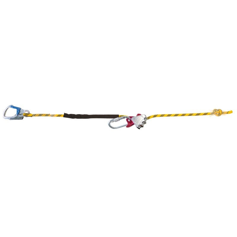 Grillón trepadero de 2 m con altochut de aluminio y mosquetones. 80270b