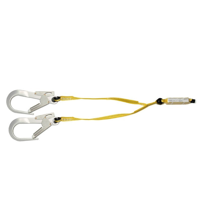 Doble cinta con absorbedor y 2 mosquetones 80224