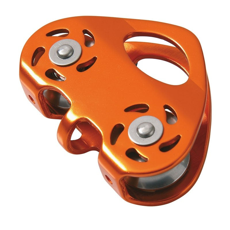 POLEA de aluminio para tirolina, para cuerdas de 13 mm 80127