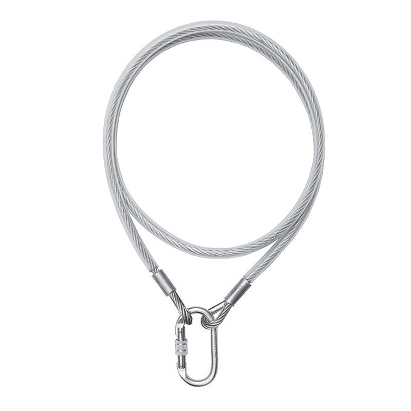 Cable conector de 3 m de largo y 8 mm de diámetro con mosquetón 80293