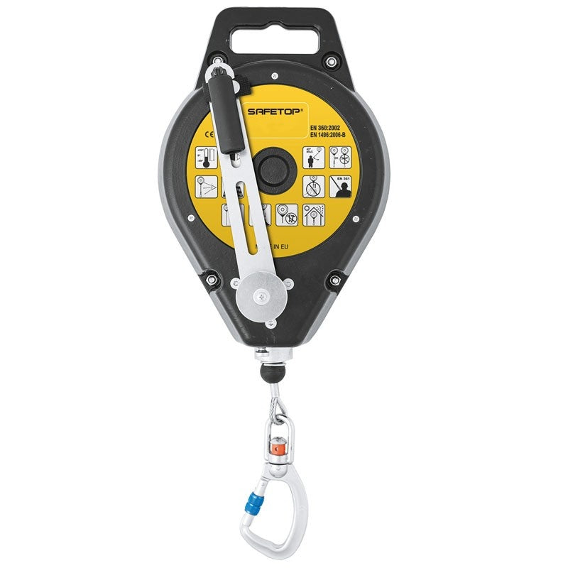 Torno-safe 25retráctil de cable de 25 m con manivela ST80305