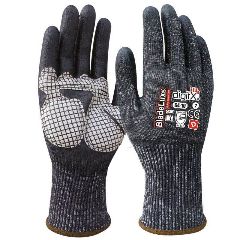Guante anti corte con refuerzos BLADELUX ST64-10