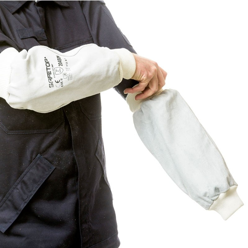 Manguitos al codo de cuero ST20450