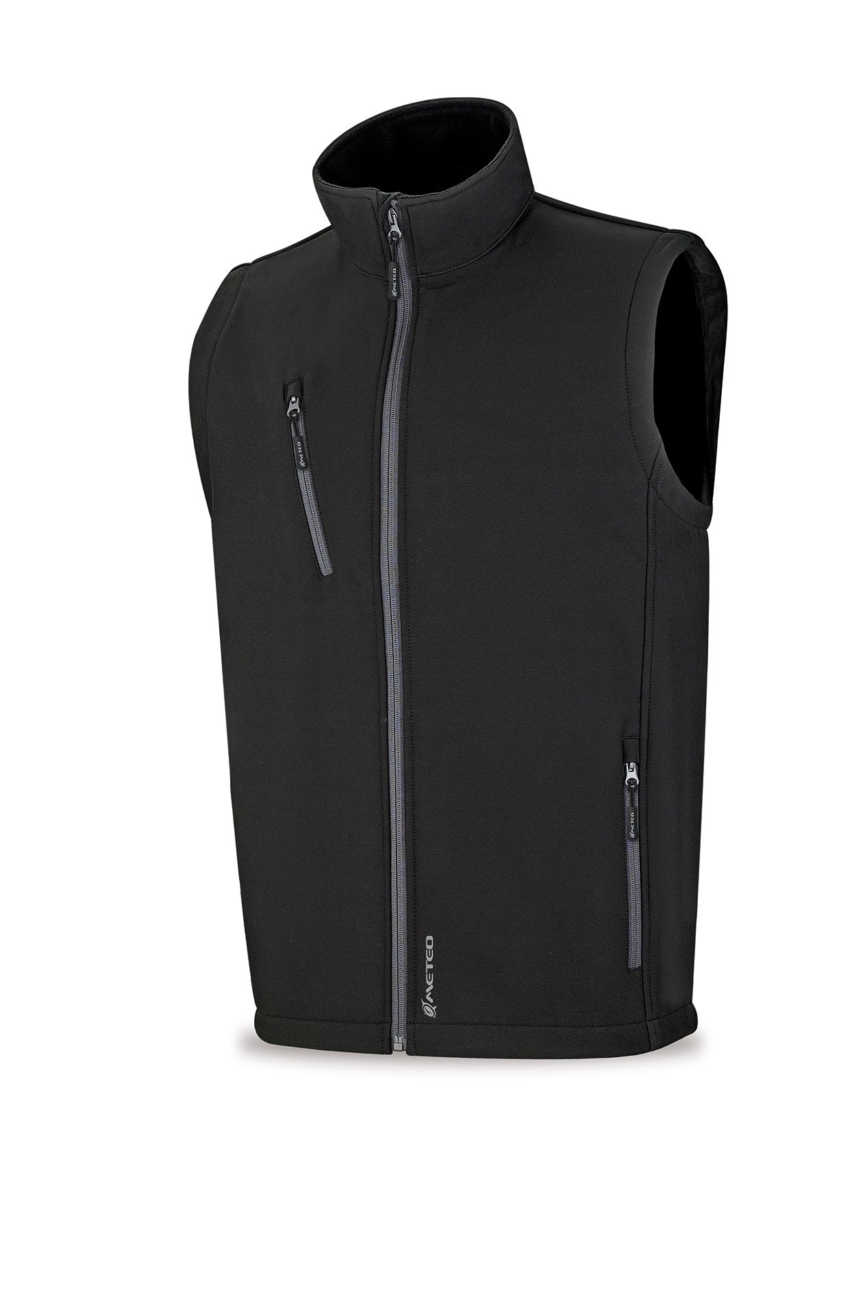 LYTIR Chaleco Softshell triple lámina color negro MA288-VS3
