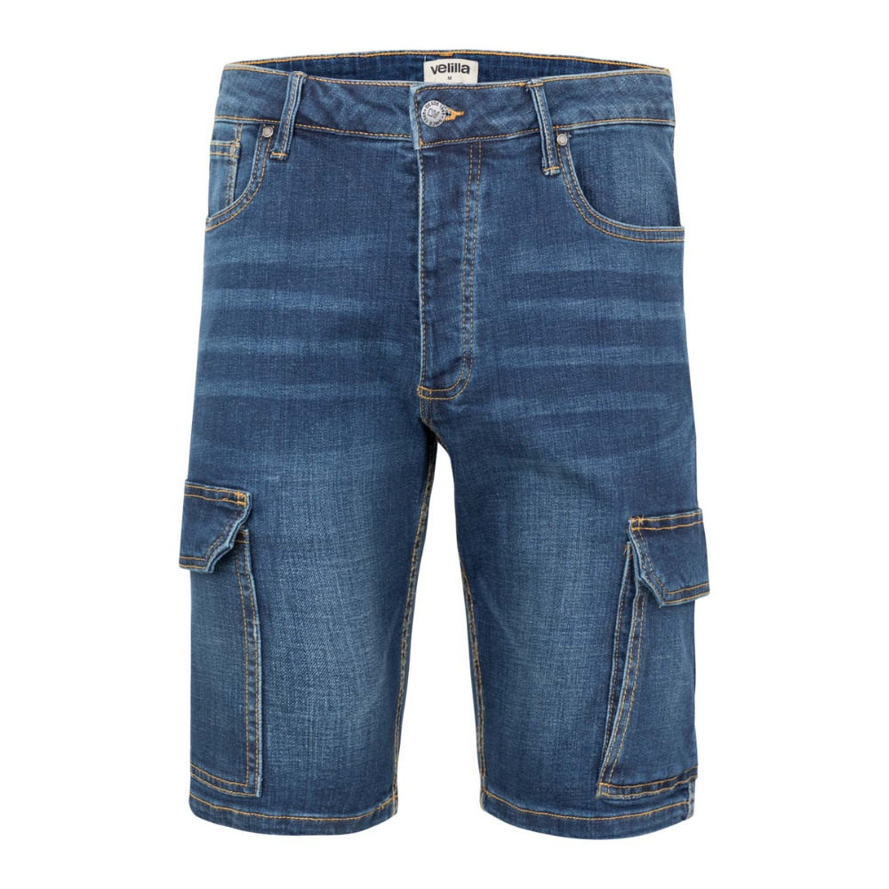 Bermudas denim stretch multibolsillos Velilla 103017S