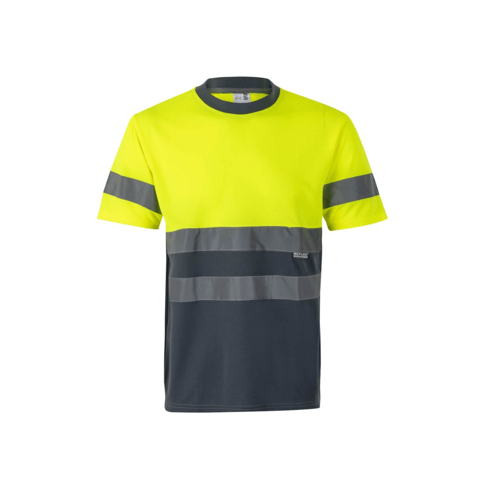 Camiseta técnica bicolor reflectante Velilla 305506