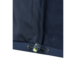 Casaco SoftShell com fecho central bicolor