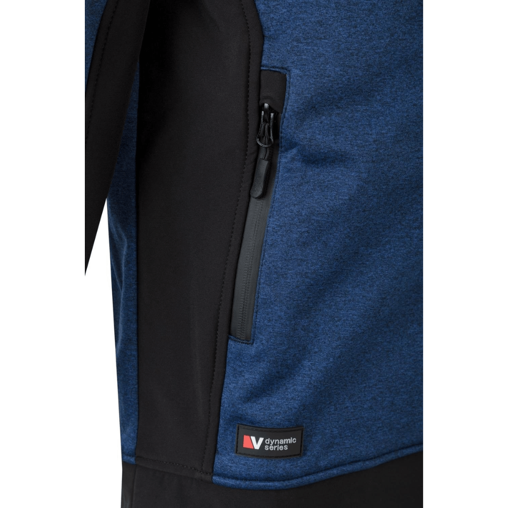 Blusão soft shell bicolor com capuz Velilla 206007