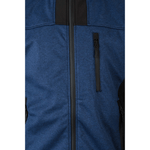 Blusão soft shell bicolor com capuz Velilla 206007