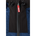 Blusão soft shell bicolor com capuz Velilla 206007
