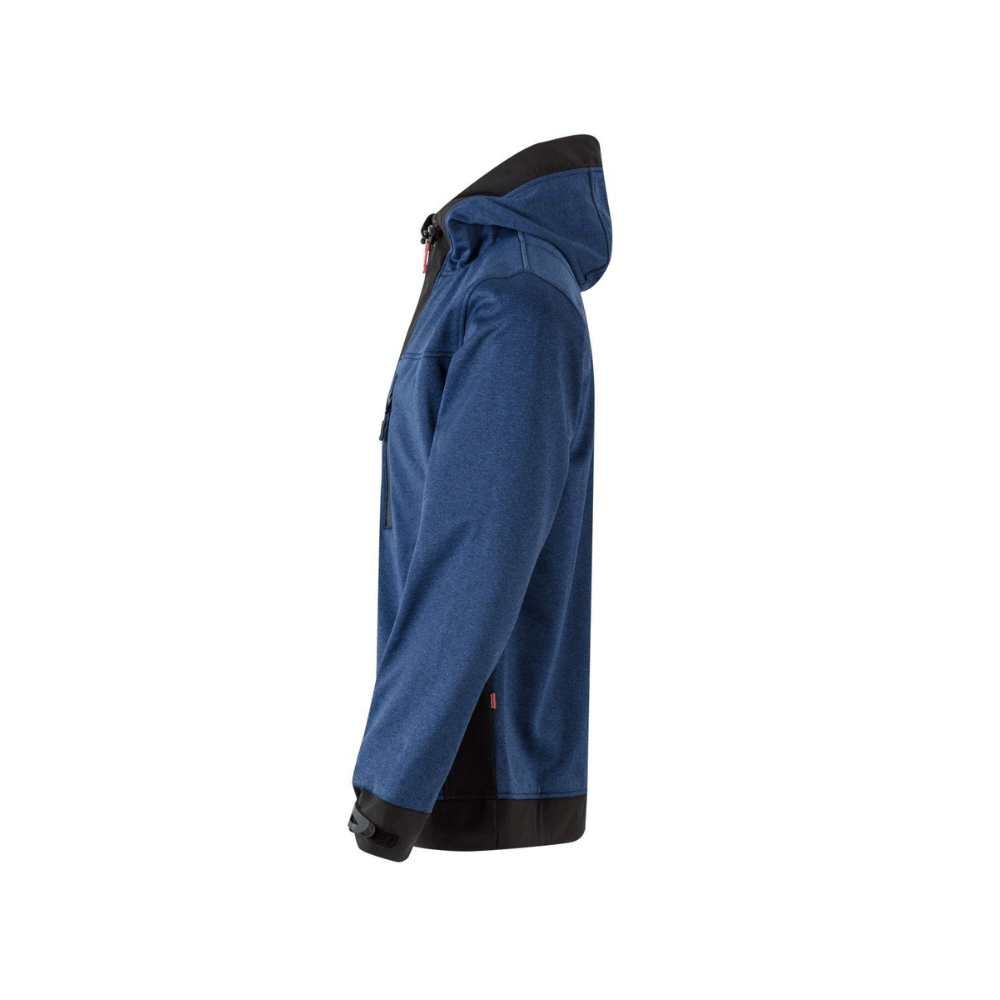Blusão soft shell bicolor com capuz Velilla 206007