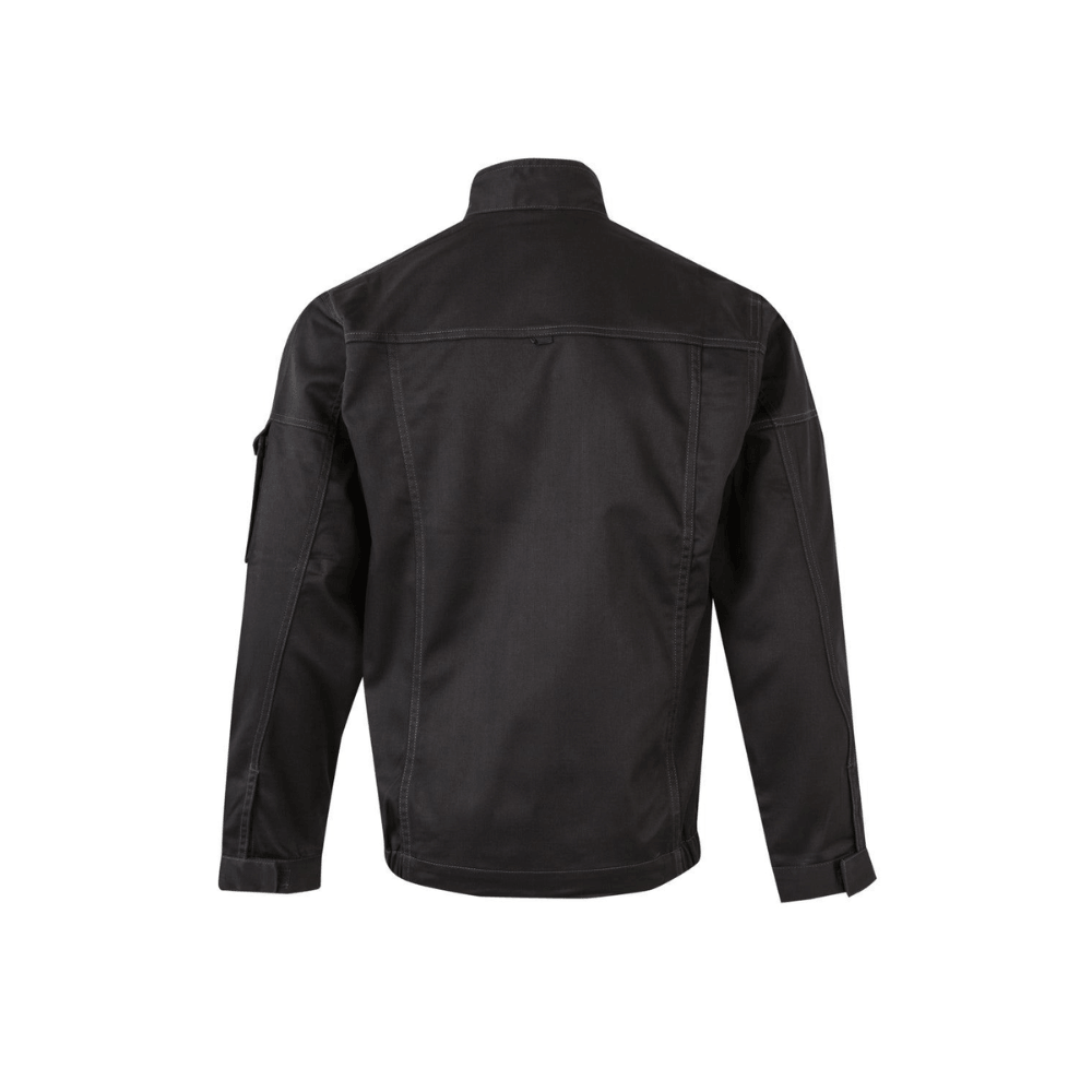 Casaco elástico com vários bolsos