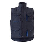 Colete acolchoado bicolor multibolsos Velilla 205902