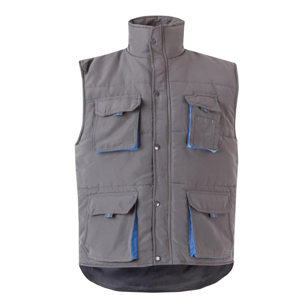 Colete acolchoado bicolor multibolsos Velilla 205902