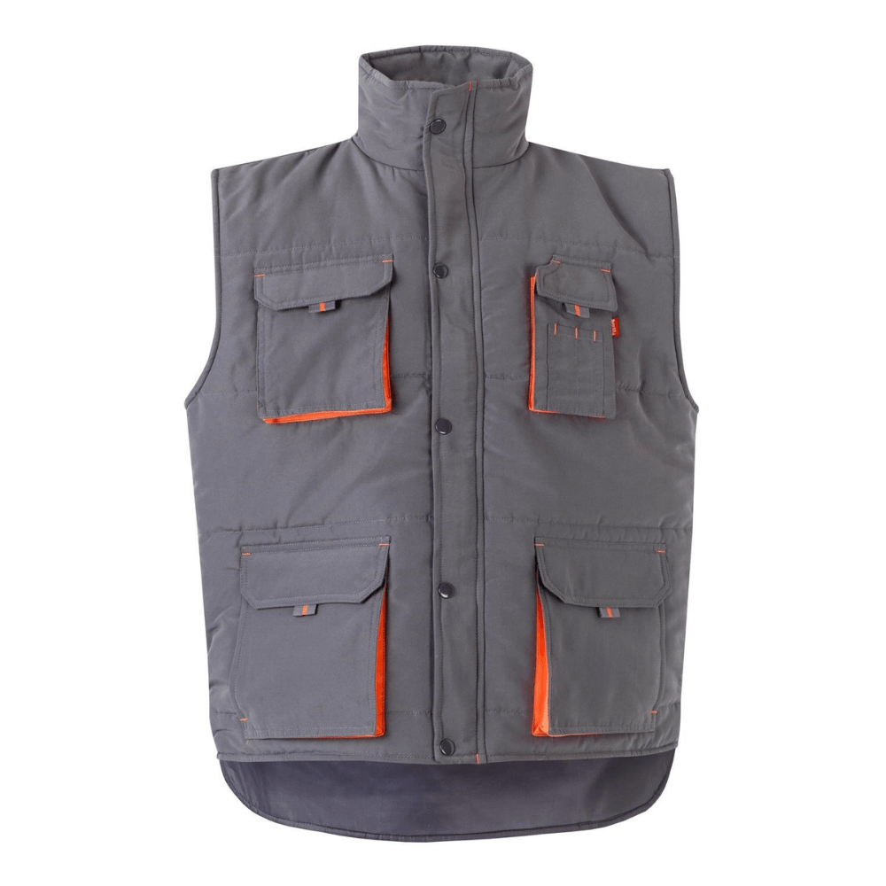 Colete acolchoado bicolor multibolsos Velilla 205902