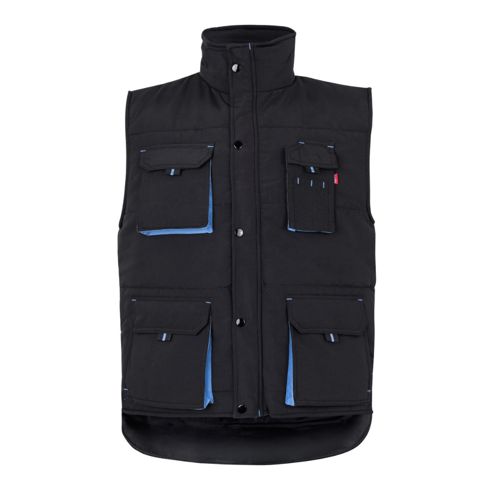 Colete acolchoado bicolor multibolsos Velilla 205902