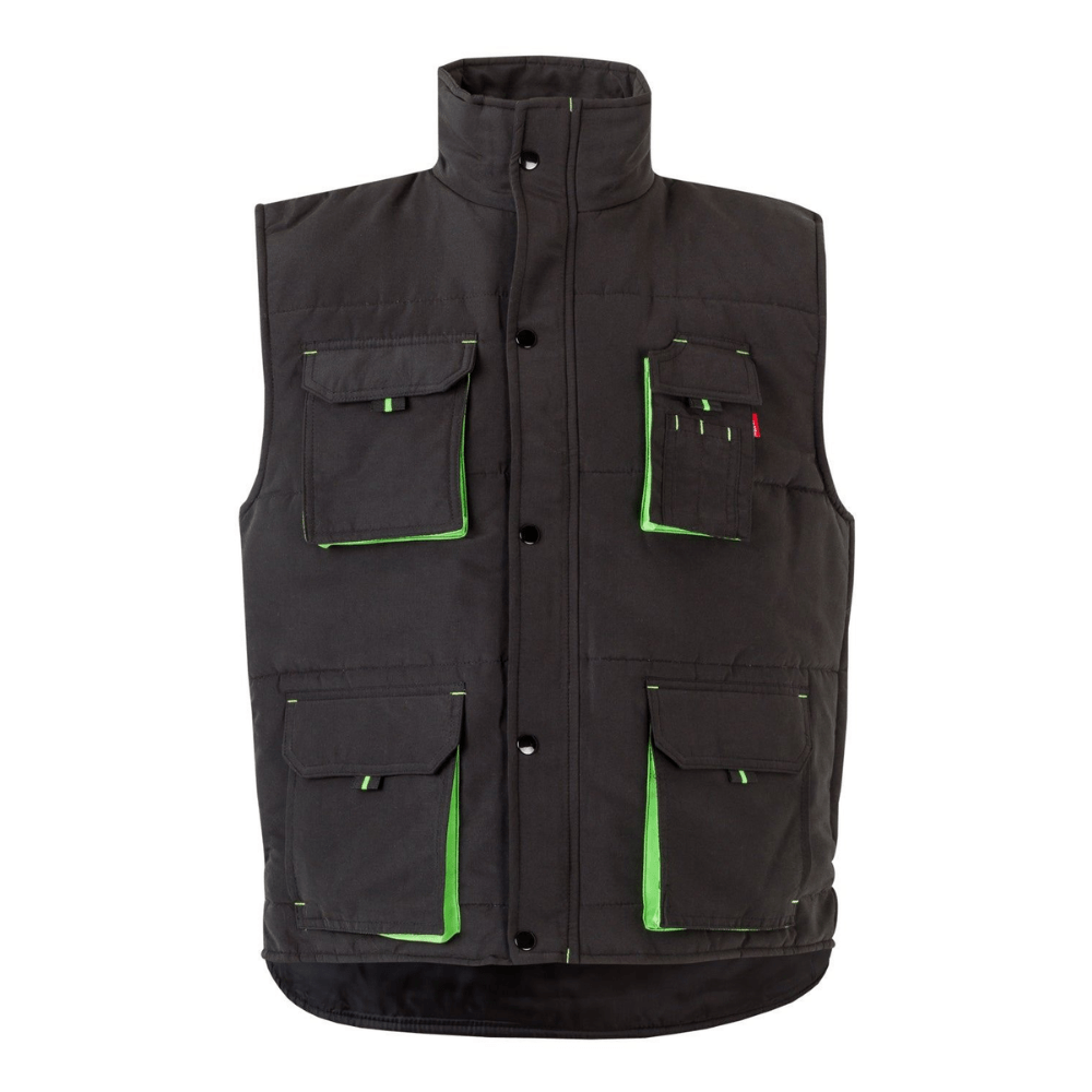 Colete acolchoado bicolor multibolsos Velilla 205902