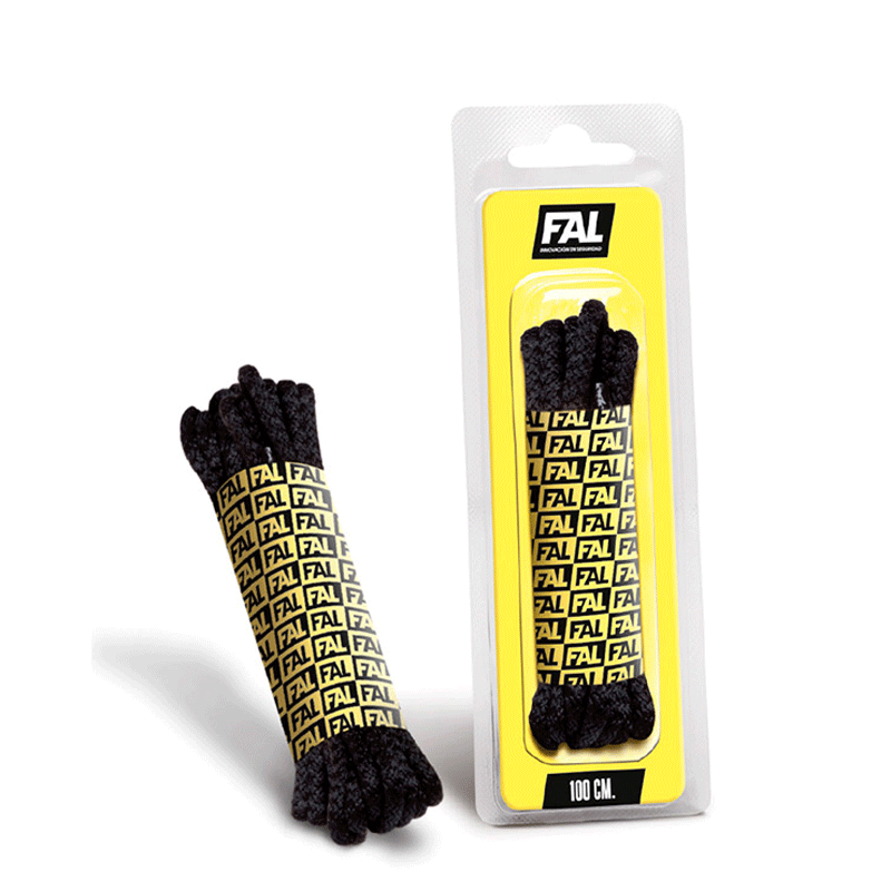 Cordones Resistentes Negro 100cm Fal Fal 999914
