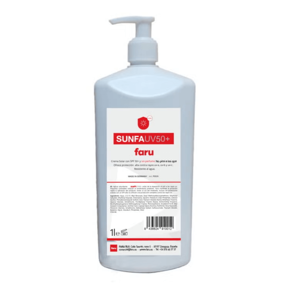 Crema solar protección UV50+ SUNFA 1L