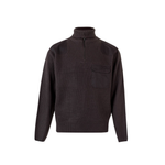 Jersey de punto grueso cuello alto con cremallera Velilla 101