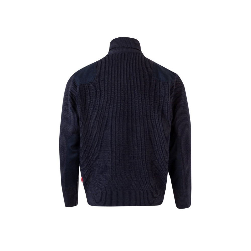 Jersey de punto grueso cuello alto con cremallera Velilla 101