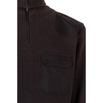 Jersey de punto grueso cuello alto con cremallera Velilla 101