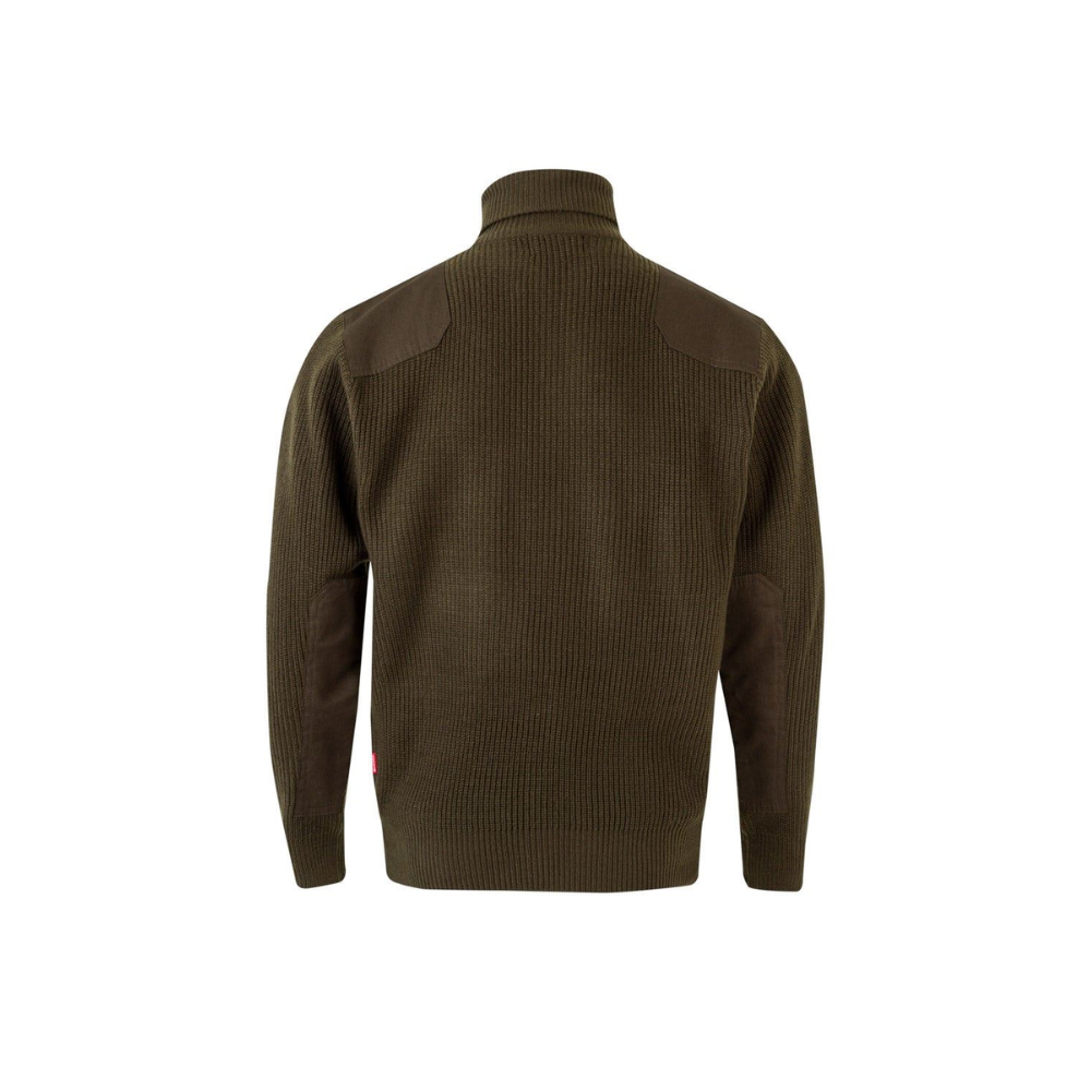 Jersey de punto grueso cuello alto con cremallera Velilla 101