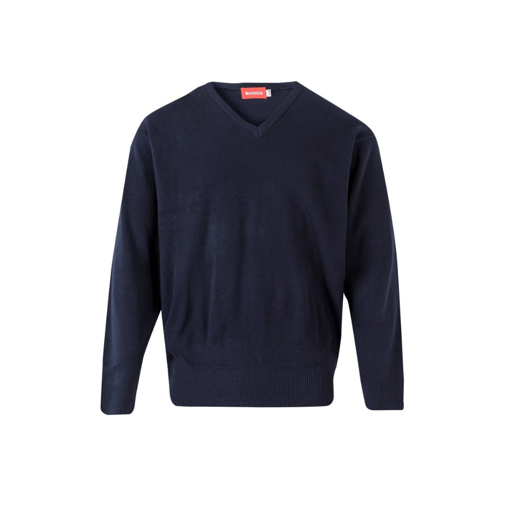 Camisola de malha fina gola em bico Velilla 104