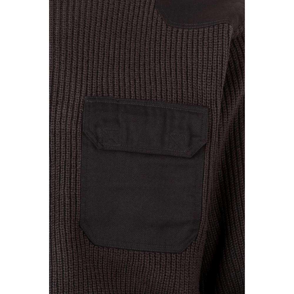 Jersey de punto grueso cuello redondo Velilla 100